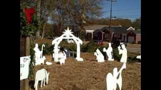 Outdoor Nativity Scene Dedication in Pendleton SC