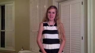 Wake Forest Presidential Scholarship - Mckenzie Fischer Vocalist (Soprano and Mezzo Soprano)