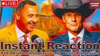 OU Football: Instant Reaction to the Red River Rivalry - #18 Oklahoma Sooners and #1 Texas Longhorns