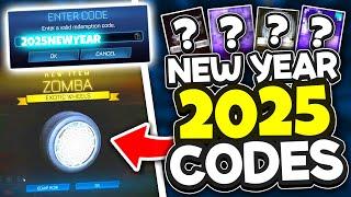 NEW YEAR 2025 Codes! (Rocket League)