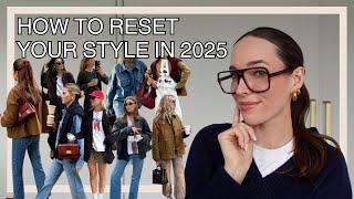 HOW TO RESET YOUR WARDROBE IN 2025 (without spending any money!) | Style & closet reset on a budget