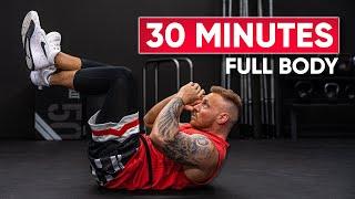 30 MIN FULL BODY WORKOUT - No equipment, Bodyweight only