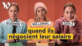 Un Gen X, un Millenial et un Gen Z négocient leur salaire