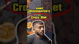 Ankit Baiyanpuriya's crazy "DESI DIET" 75 Hard Challenge Diet Secrets! #shorts #ytshorts