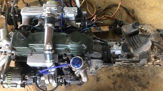 Nissan Safari Gearbox on TD27 Turbo