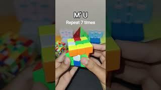 Very fast trigger move to solve a fast Rubik's cube #shorts