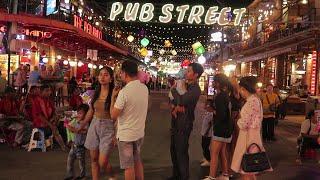 PUB STREET IN SIEMREAP ផាប់ស្ត្រ៊ីតក្នុងខេត្តសៀមរាប