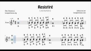 Resitire Easy Notes Sheet Music for Flute Violin Recorder Oboe