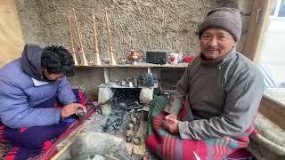 Visit to Chilling village and Waterfall at Chilling Leh-Ladakh