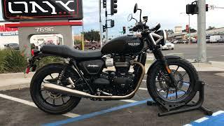 Onyx Moto / 2017 Triumph Bonneville Street Twin / Motorcycle Walk Around Clip