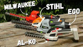 Handheld Hedge Trimmers? Milwaukee, STIHL, EGO or AL-KO? Which is the one for you...