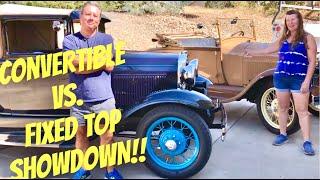 What's better? Convertible top or fixed top on a Ford Model A (roadster vs coupe). SHOCKING TRUTH !!