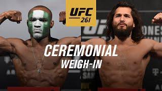 UFC 261: Ceremonial Weigh-in