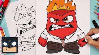 How To Draw Anger | Inside Out 2