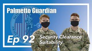 Personnel Security talks Security Clearances with the South Carolina National Guard