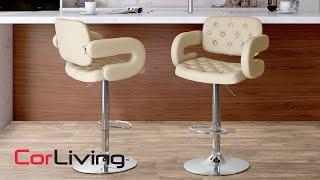 Tufted Bar Stools - MODERN COLLECTION | CorLiving