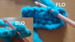 Hướng dẫn móc len BLO, FLO. Tutorial crochet BLO, FLO. かぎ針編みの手順.  钩针编织说明.  tığ işi talimatları