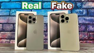 Latest iPhone 15 Pro Max Vs Fake/Clone - The Most Realistic