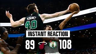 INSTANT REACTION: Celtics 'take the fight away' from the Miami Heat in blowout win at TD Garden