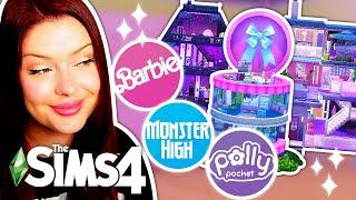 Building Each Dollhouse in Different Doll Aesthetics in The Sims 4// Sims 4 Building Challenge