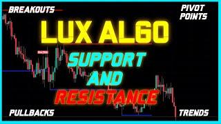 Lux Algo Support and Resistance Tradingview Indicator