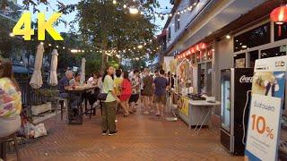 4K | Amazing Walking Street Food Ong Ang Canal 2024 / Bangkok