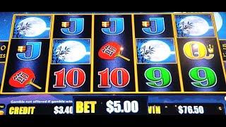 dragon link pokie wins $5 bets big win