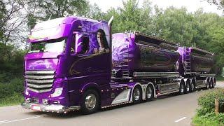 BIGtruck Trophy 2018 with Mika Auvinen, New Scania V8 open pipes