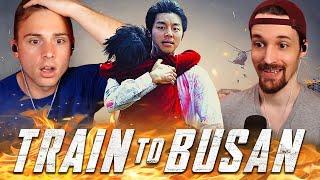 TRAIN TO BUSAN (2016) MOVIE REACTION!! - First Time Watching!