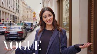 Ananya Panday attends the Chanel show at Paris Fashion Week | On The Road With Vogue