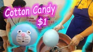 PHILIPPINES STREET FOOD|AMAZING COTTON CANDY ART | DORAEMON, PIKACHU,PIG, ETC., WHO WILL YOU CHOOSE?