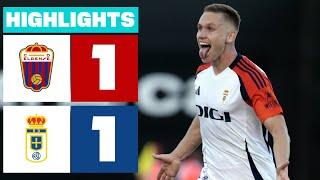 CD ELDENSE 1 - 1 REAL OVIEDO | HIGHLIGHTS LALIGA HYPERMOTION