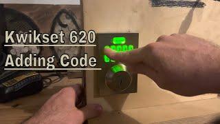 Kwikset Home Connect 620 - Adding Codes