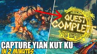 Monster Hunter Wilds | SUPER EASY FAST GUIDE - Capture Yian kut ku (Restock Supplies & More) *RANT*