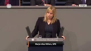 Bundestagsrede Marja-Liisa Völlers (SPD) zur Ganztagsbetreuung im Grundschulalter