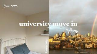 UAL university move in vlog !! we're back in London baby  