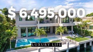 $6,495,000 Beautiful New Construction Waterfront Home In Boca Raton, Florida | Luxury Life