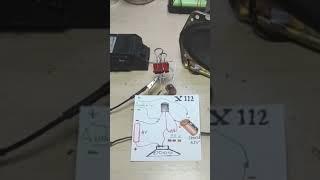 Amplifier with x112 Darlington transistor. Please like