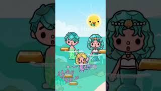 Dad hates me because I'm mermaid ‍️ #tocaboca #tocalifeworld #shorts