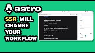 Astro SSR is AMAZING for working with content