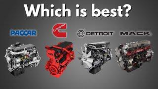 EPIC American Engine Battle - Paccar vs. Detroit vs. Cummins vs. Mack