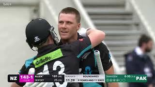 Record innings in Dunedin | T20I 3 | BLACKCAPS v Pakistan | University of Otago Oval