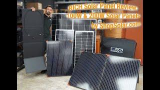 RICH Solar Panel Review: 100W & 200W Solar Panels by Shop Solar