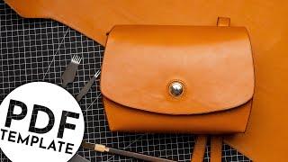 Make a leather handbag with PDF template