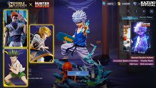 HUNTER X HUNTER COLLAB SKINS REVIEW | JUMP ASSEMBLE | MOBILE LEGENDS