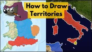 How to Draw Territories [Free Gimp Tutorial]