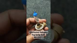 Fog lamp Halogen bulb 881(H27) #shorts #viral #youtubeshorts #Microsine