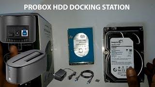 PROBOX HDD DOCKING STATION Unboxing and Speed Review with Network