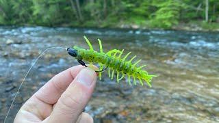 This COLOR Surprised Me!! (River BASS Fishing!)