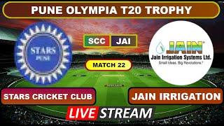 Live - Stars Cricket Club vs Jain Irrigation Live Cricket Score & Commentary